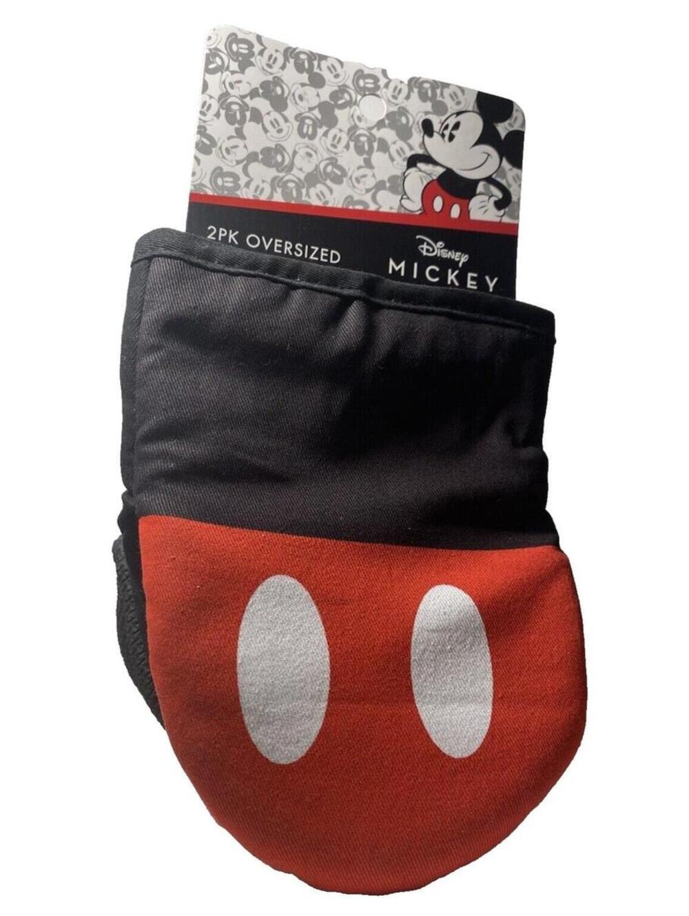 Disney Mickey Mouse Oven Mitts 2-Pack Oversized Mini Kitchen Mitt Set
